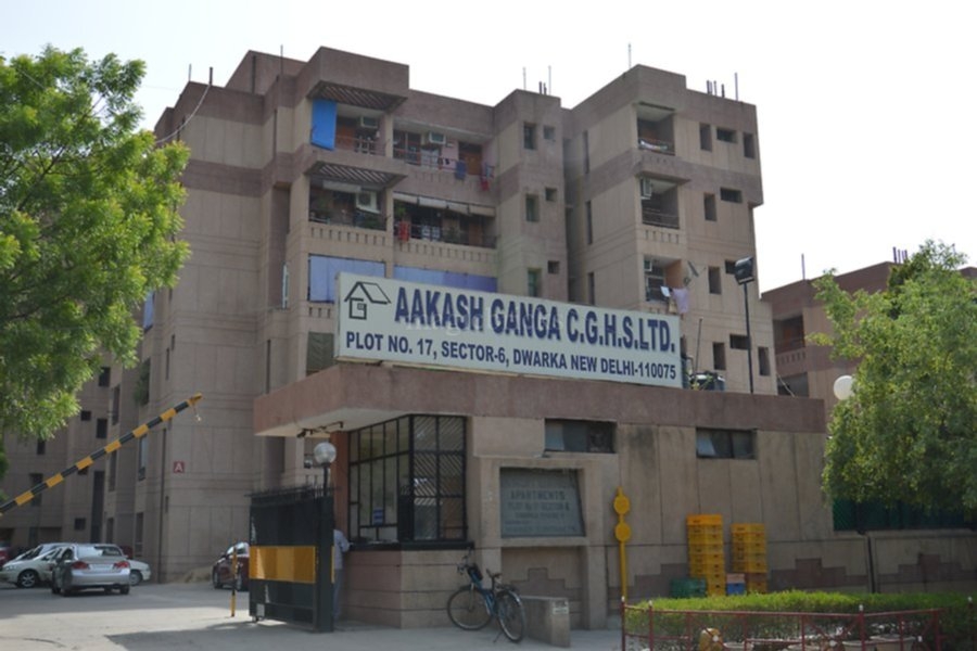 3 bhk flat for sale in Aakash Ganga Apartment